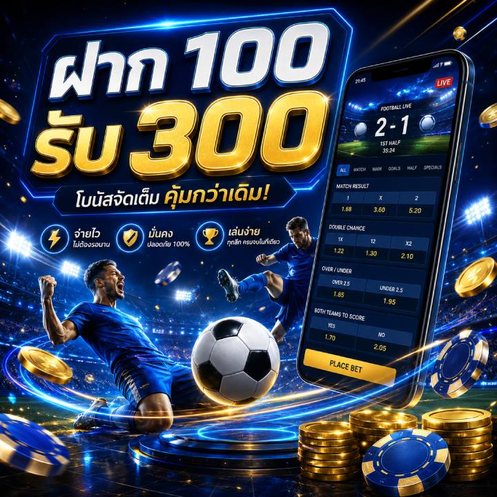 ฝาก 100 รับ 300